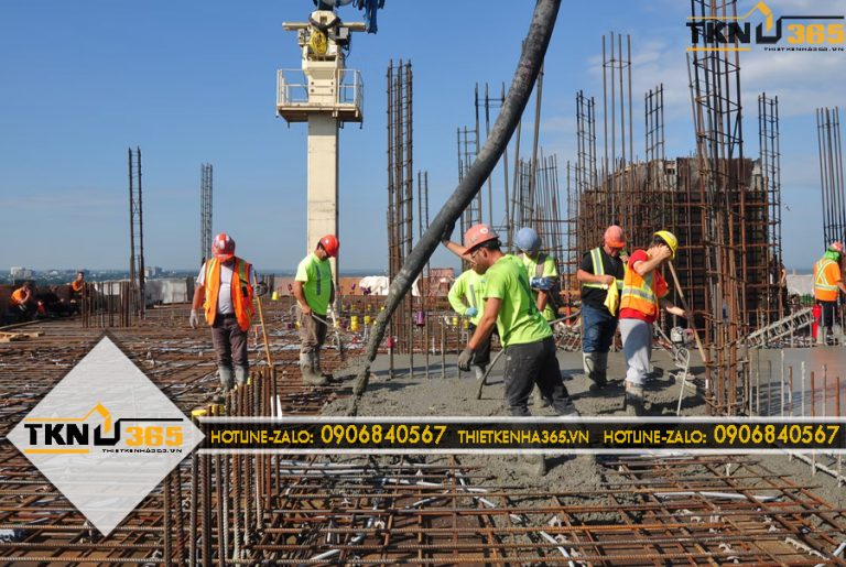 Quy trình đổ bê tông móng hiệu quả & độ bền cao