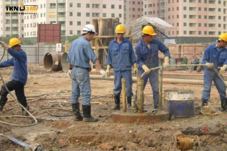 Bơm vữa ống siêu âm cọc khoan nhồi: Lợi ích và yếu tố cần lưu ý khi triển khai