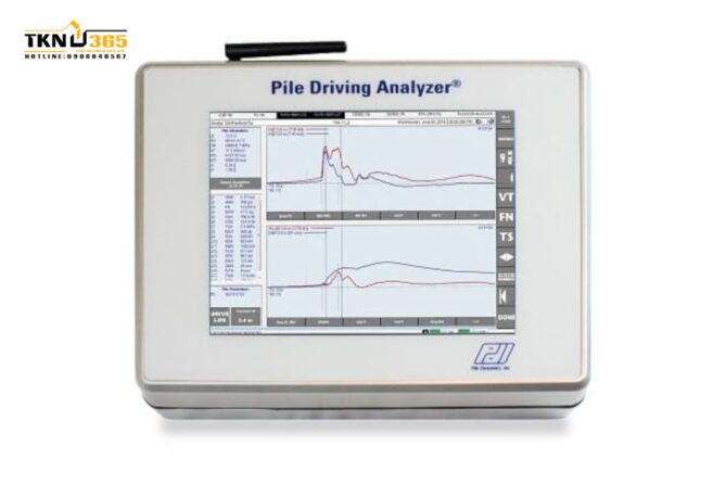 Các phần mềm trên máy tính cũng hỗ trợ các kỹ sư thực hiện thí nghiệm PDA cọc khoan nhồi chính xác