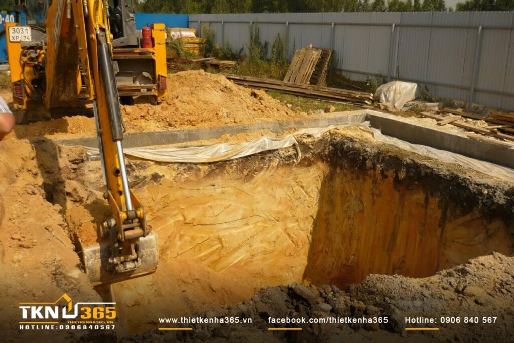 rủi ro đào móng xây nhà 1