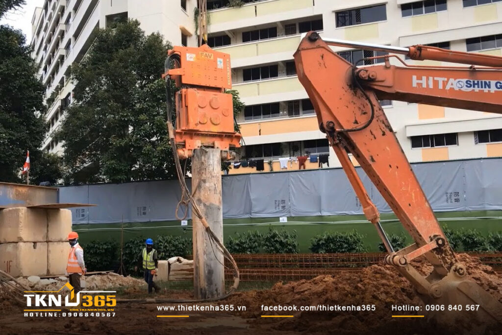 Khi công trình có tải trọng lớn, nền đất yếu, hoặc cần giảm số lượng cọc để rút ngắn tiến độ, việc sử dụng cọc đường kính lớn là lựa chọn tối ưu.