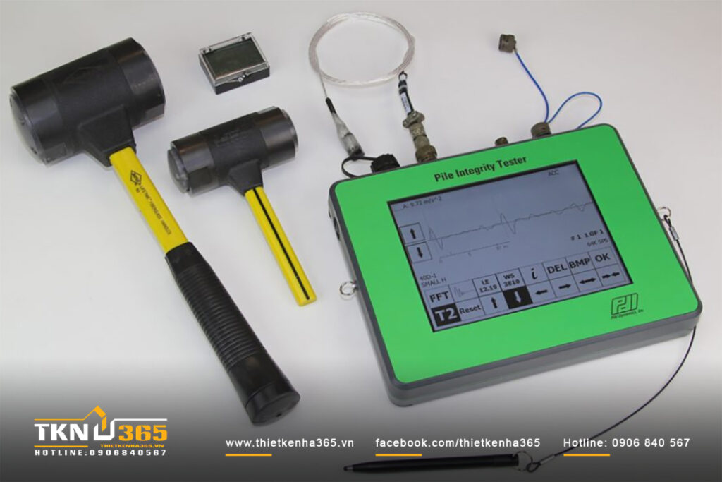 Việc kiểm tra chất lượng cọc khoan nhồi là bước bắt buộc để đảm bảo cọc đạt yêu cầu về kỹ thuật và khả năng chịu tải.