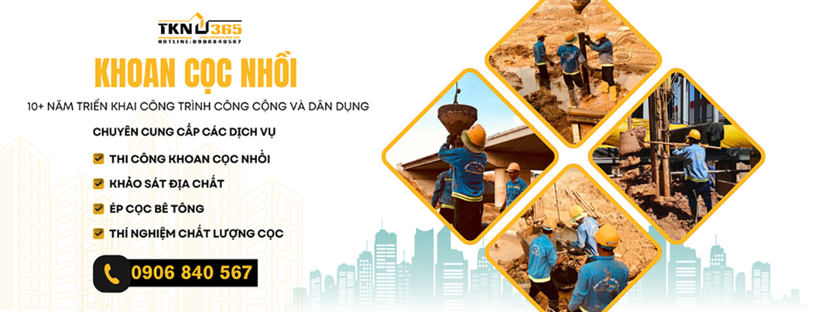 Khoan Cọc Nhồi 365 là đơn vị chuyên thi công nền móng uy tín với nhiều năm kinh nghiệm trong ngành xây dựng.