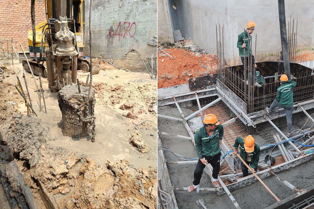 Mỗi công trình có điều kiện địa chất, tải trọng và mục đích sử dụng khác nhau, nên phương án móng cũng phải được tính toán kỹ lưỡng.