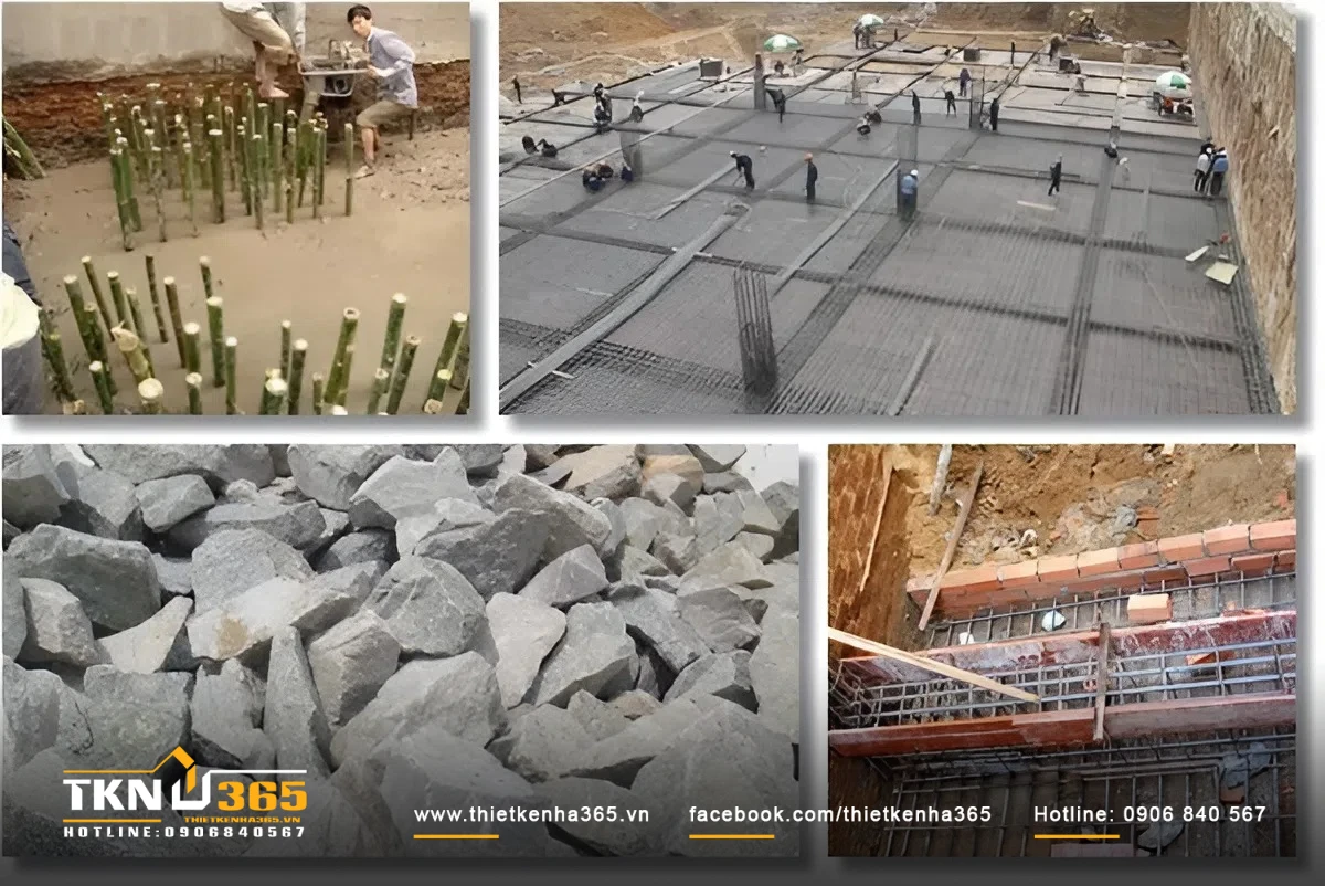 Chi phí móng phụ thuộc rất nhiều và giá nguyên vật liệu xây dựng