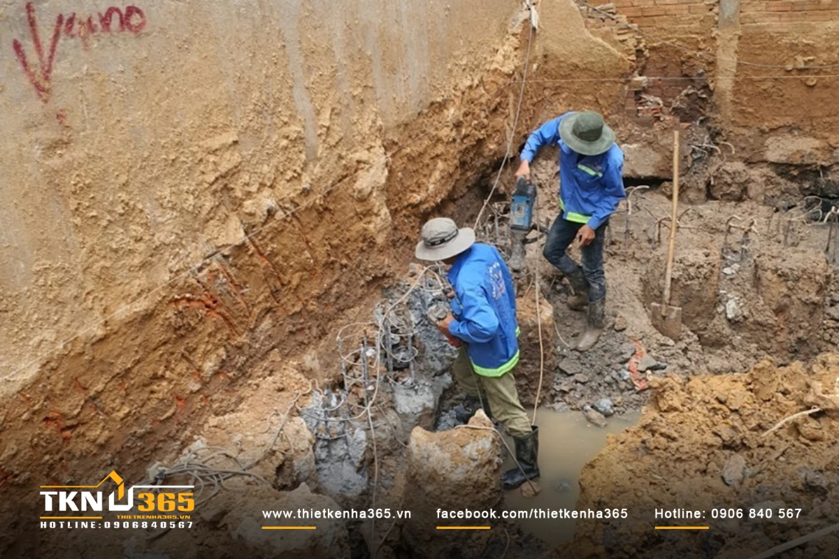 Nền đất địa chất ảnh hưởng rất lớn đến chi phí móng nhà.