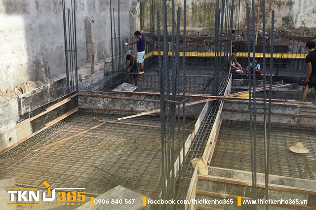 móng bè khi thi công trên nền đất yếu