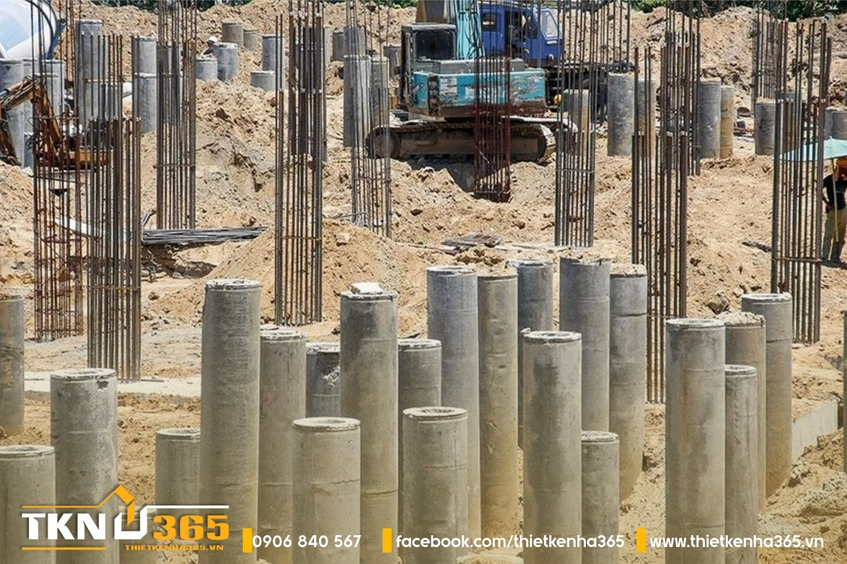 móng cọc cho nền đất yếu