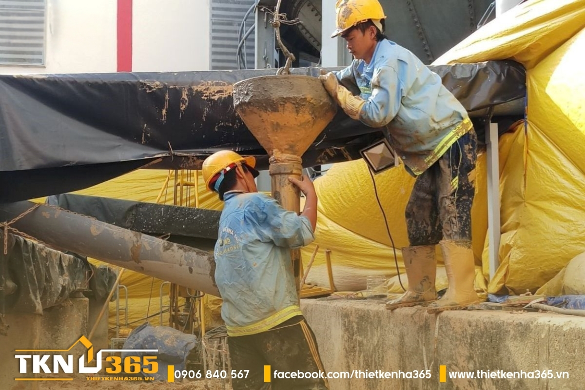 khoan cọc nhồi khi không thể xử lý đất nền