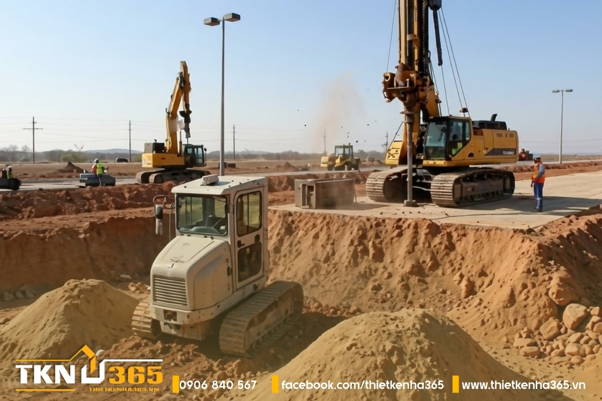 XỬ LÝ ĐẤT YẾU KHI LÀM MÓNG: 5 GIẢI PHÁP AN TOÀN & BÁNG GIÁ