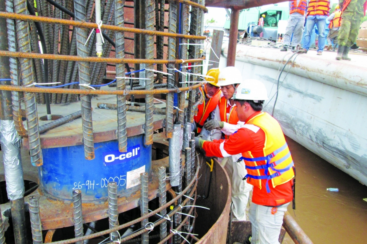 thử tải khoan cọc nhồi bằng o-cell