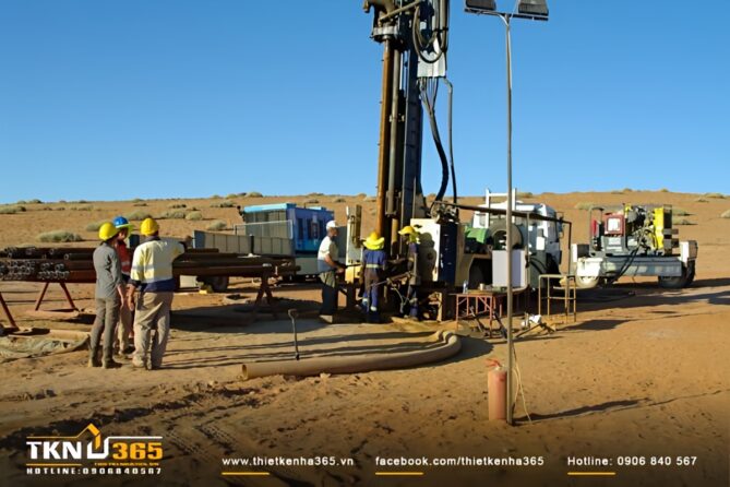 Cần khảo sát địa chất kỹ đối với những vùng có địa chất yếu, công trình quy mô lớn.